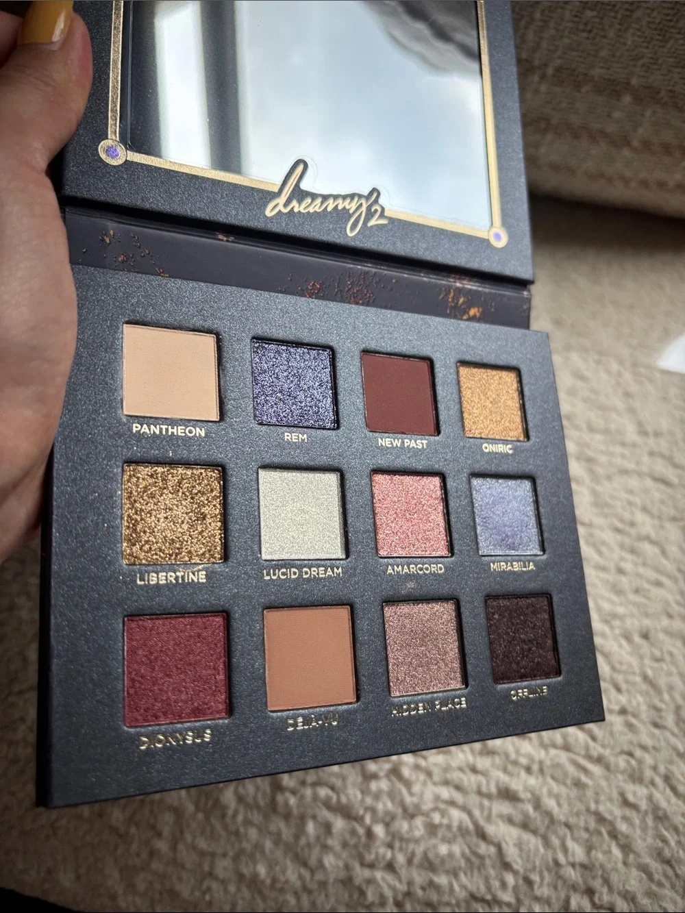 Nabla, Dreamy 2 Eyeshadow Palette - Purple and Gold, NWT